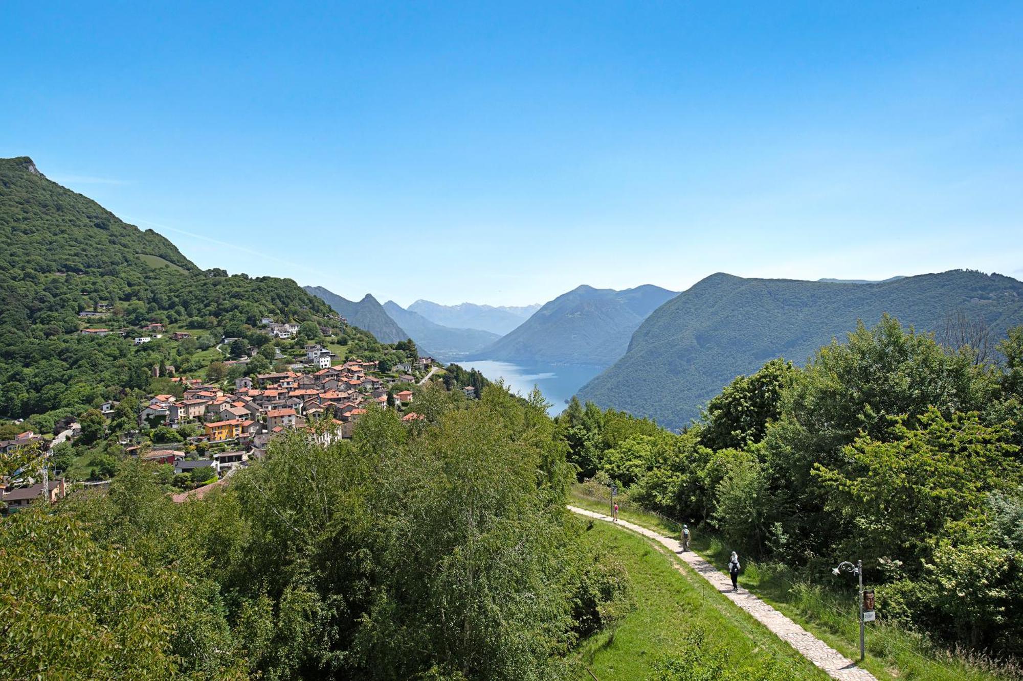 Ca' Gina Panoramica - Monte Bre - Happy Rentals لوغانو المظهر الخارجي الصورة